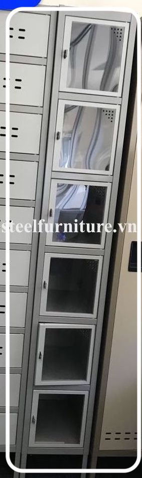 Tủ locker cửa mica 